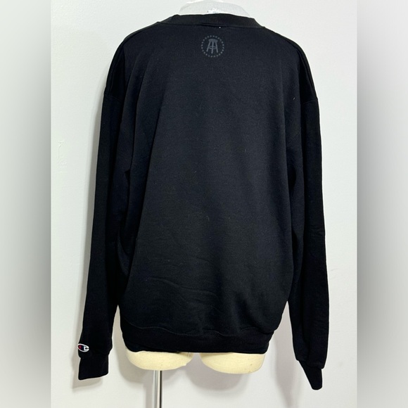 Champion Color Black Not A Big Deal Ugly Sweater Men Size Large - Picture 2 of 5